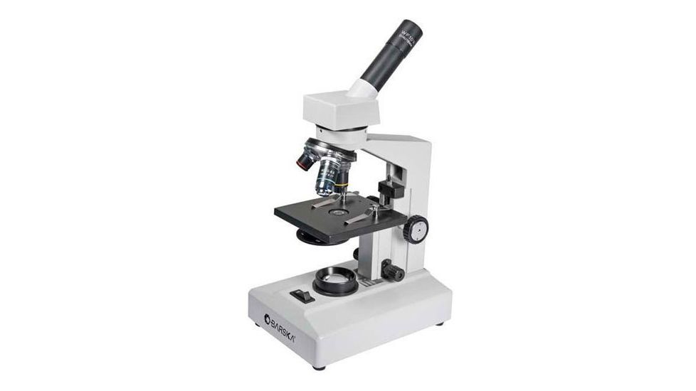 Barska 40x-400x Monocular Compound Microscope w/ Light AY11238