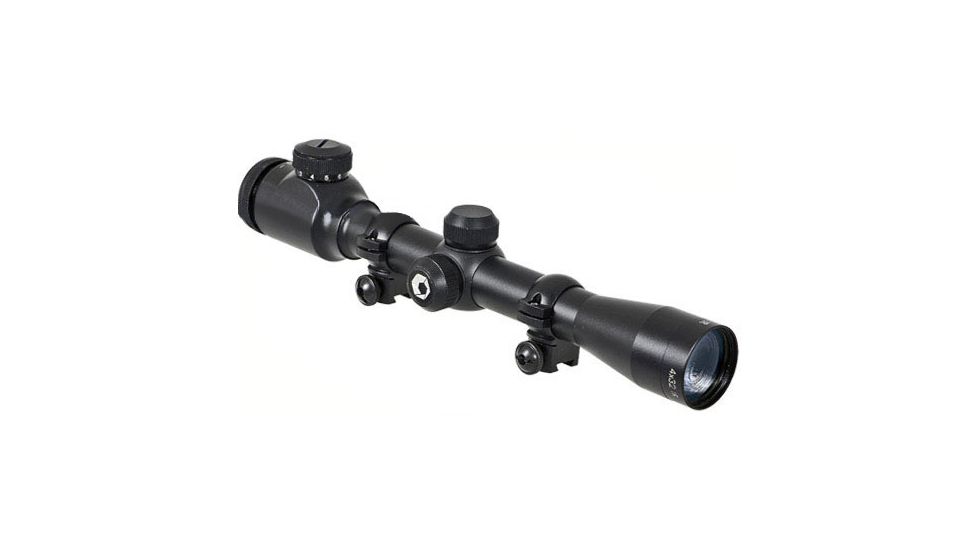 EDEMO Barska 4x32 IR Plinker 22 Rifle Scope w/ Illuminated Reticle &amp; 3/8in Rings - AC10037, EDEMO3