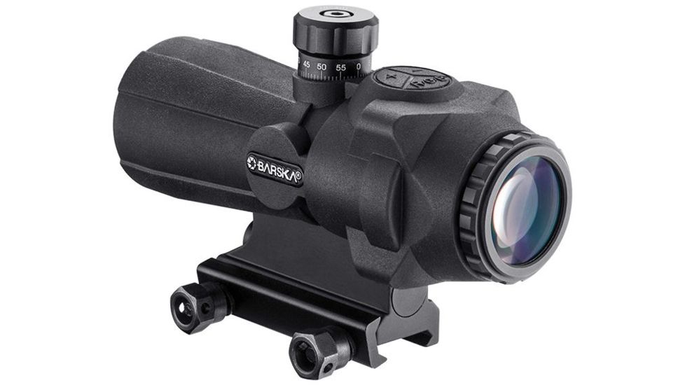Barska 4x32mm ARX-Pro Prism Rifle Scope, 1/4 MOA, Rubber Armored, Black AC12694