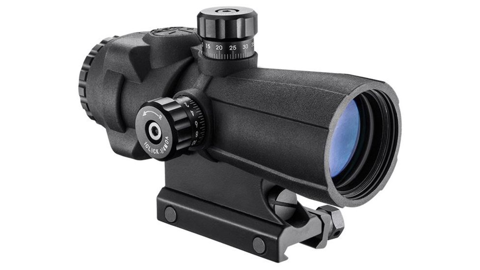 Barska 4x32mm ARX-Pro Prism Rifle Scope, 1/4 MOA, Rubber Armored, Black AC12694