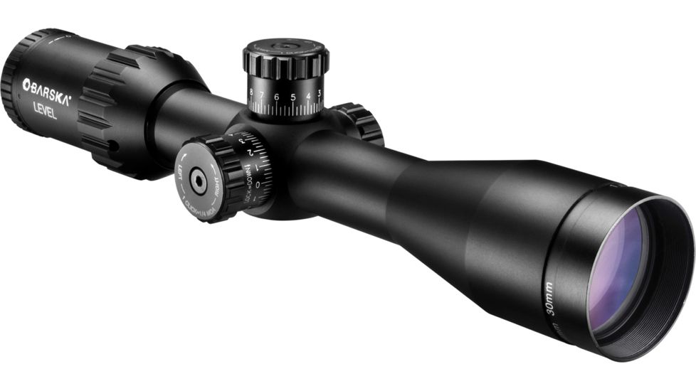 Barska 6-24x56mm Level Rifle Scope, Black, Medium AC12786