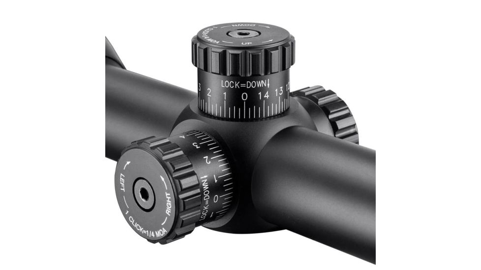 Barska 6-24x56mm Level Rifle Scope, Illuminated MOA Reticle, Black, Medium AC12786