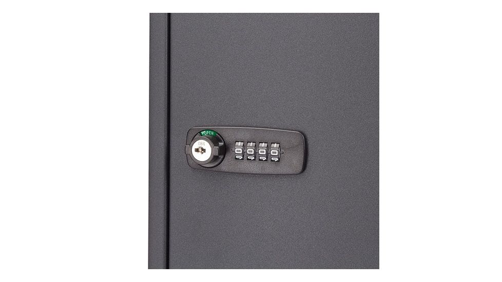 Barska 64 Position Key Cabinet with Combo Lock, Black, Small, CB13264