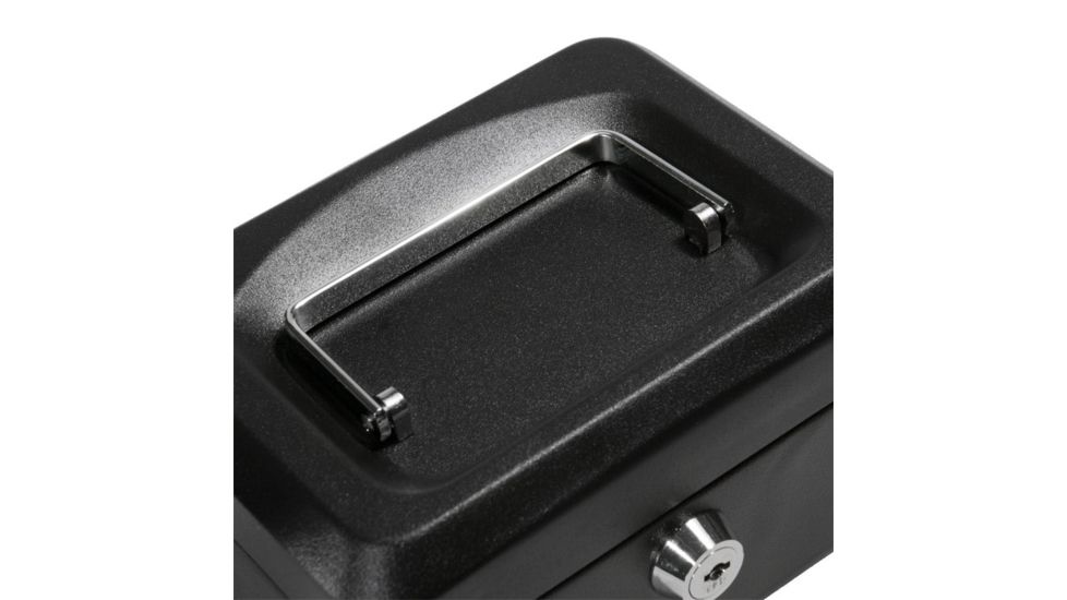Barska 6in. Cash Box w/ Lock, Handle CB1182