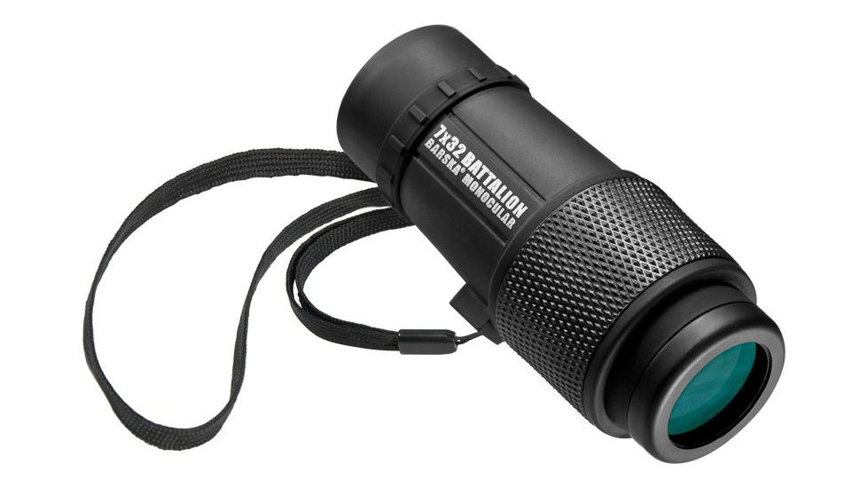 Barska 7X32 Monocular, Battalion, Bak-4, FMC, Close Focus, Water Resistant, Black AA11956