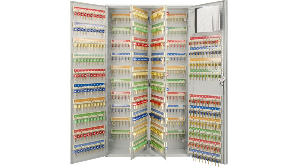 Barska 800 Position Key Cabinet w/Key Lock,Gray CB12958