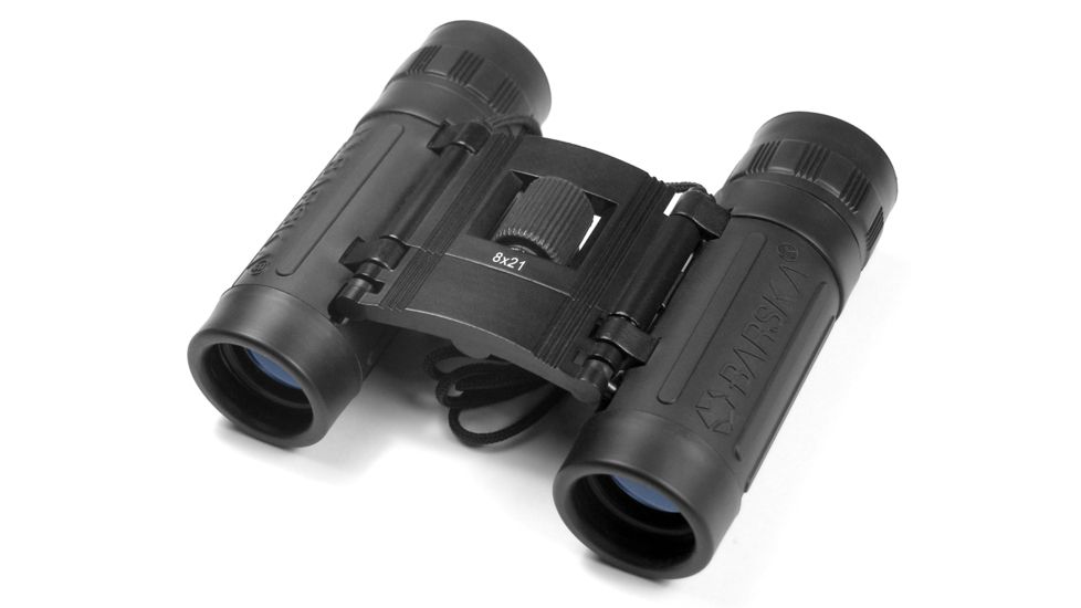 Barska 8x21 Compact Roof Prism Black Binoculars CP11252