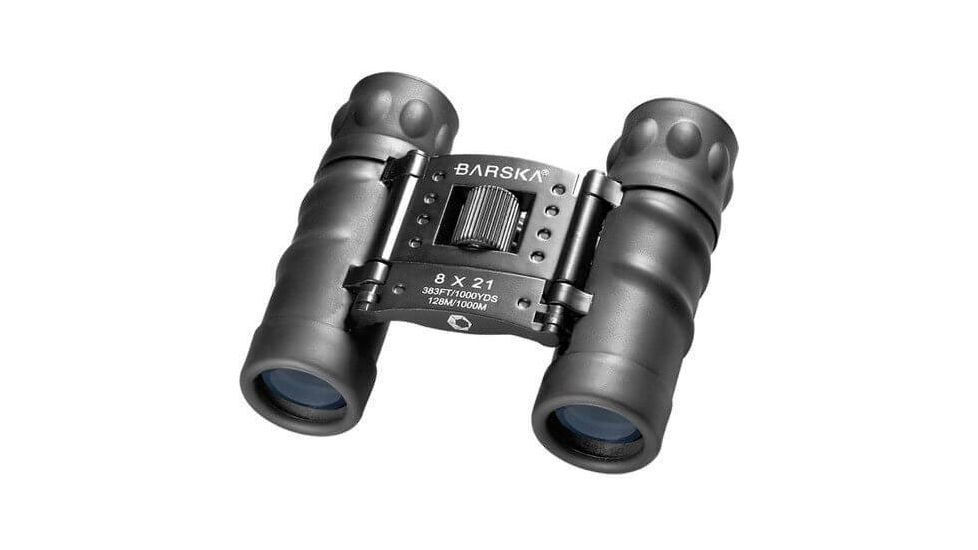 Barska Style 8x21mmRoof Prism Compact Binoculars, Black, AB10212