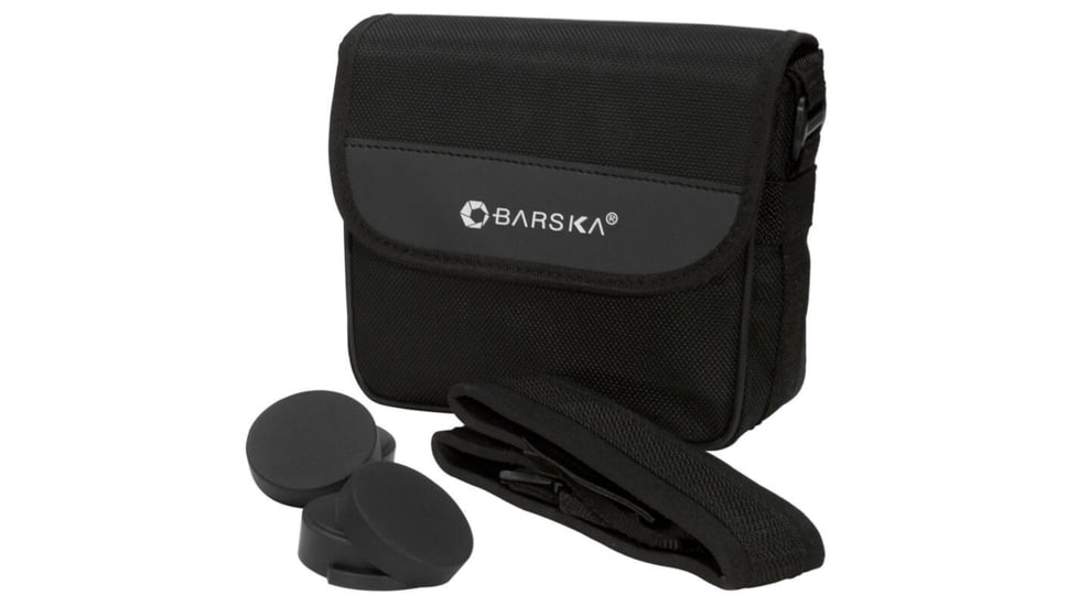 Barska 8x30 Crossover Porro BaK-4 Prism Waterproof Binoculars, Black, Box Pack