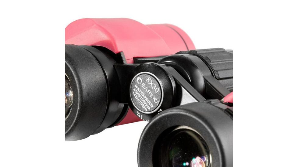 Barska 8x30 Crossover Porro BaK-4 Prism Waterproof Binoculars, Pink AB11522