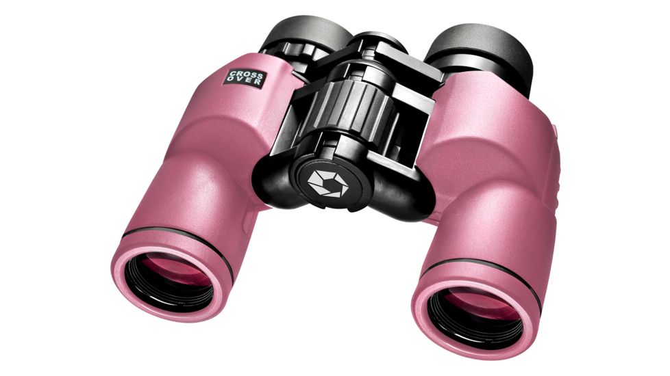 Barska 8x30 Crossover Porro BaK-4 Prism Waterproof Binoculars, Pink AB11522