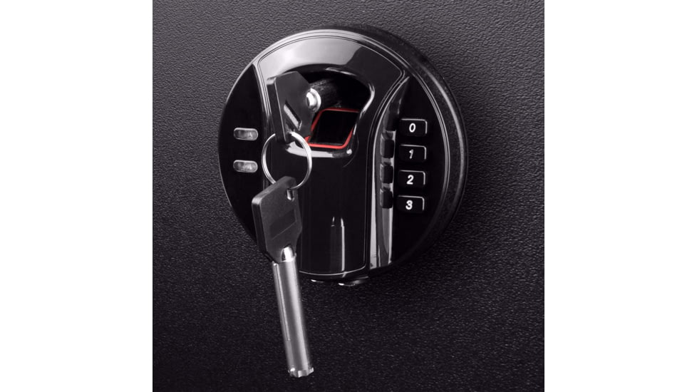 Barska 9.33 Cubic Ft Biometric Keypad Rifle Safe, Black, Large, AX13378