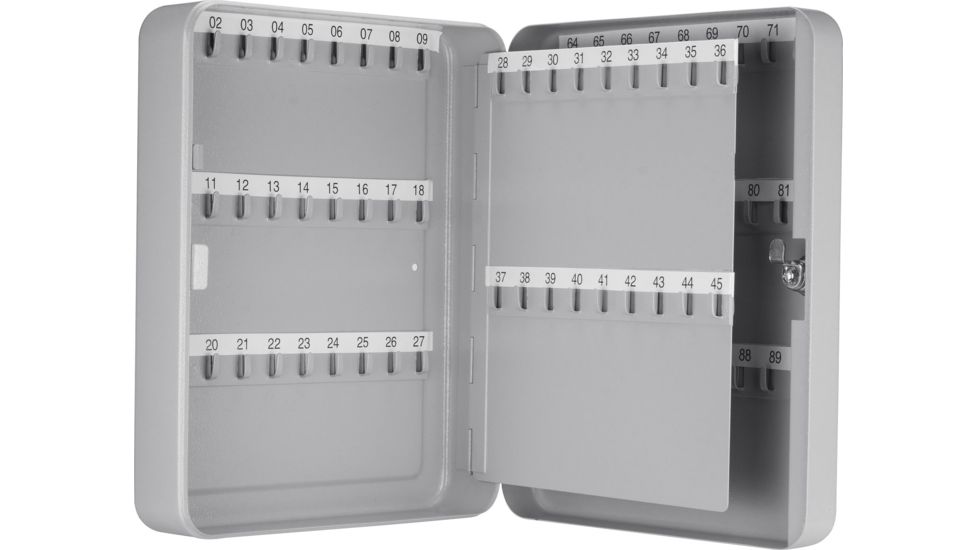 Barska 90 Position Key Cabinet with Key Lock, White, Small CB13234