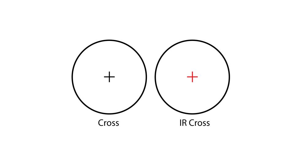 Cross IR Reticle