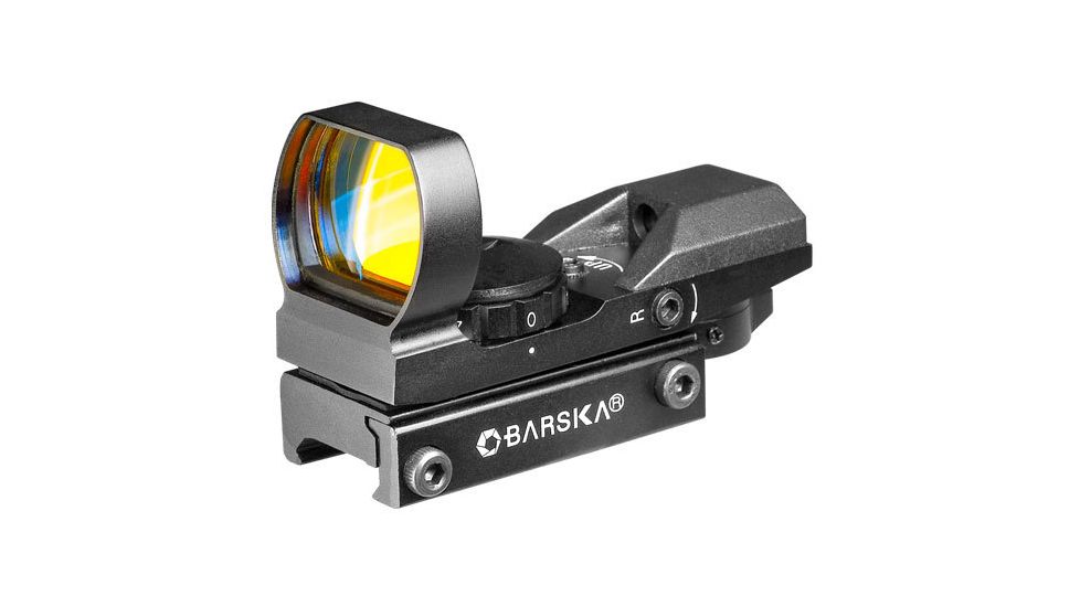 Barska Ac11704 22mmx33mm Green Red Ir 1x Multi Reticle Electro Sight