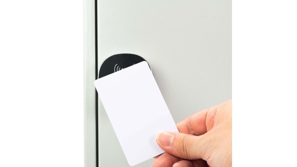 Barska Adjustable Key Cabinet, RFID Lock, Gray, Medium, CB13716