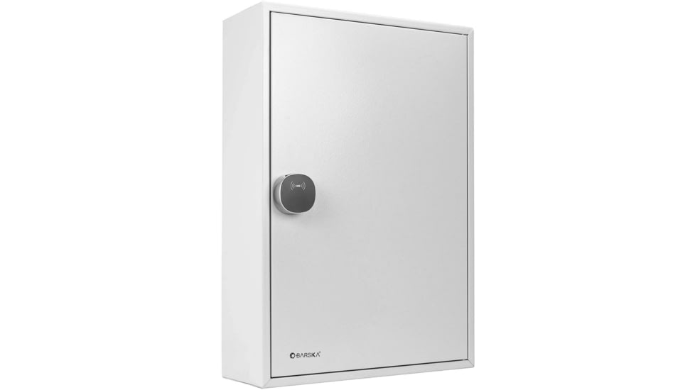 Barska Adjustable Key Cabinet, RFID Lock, Gray, Medium, CB13716