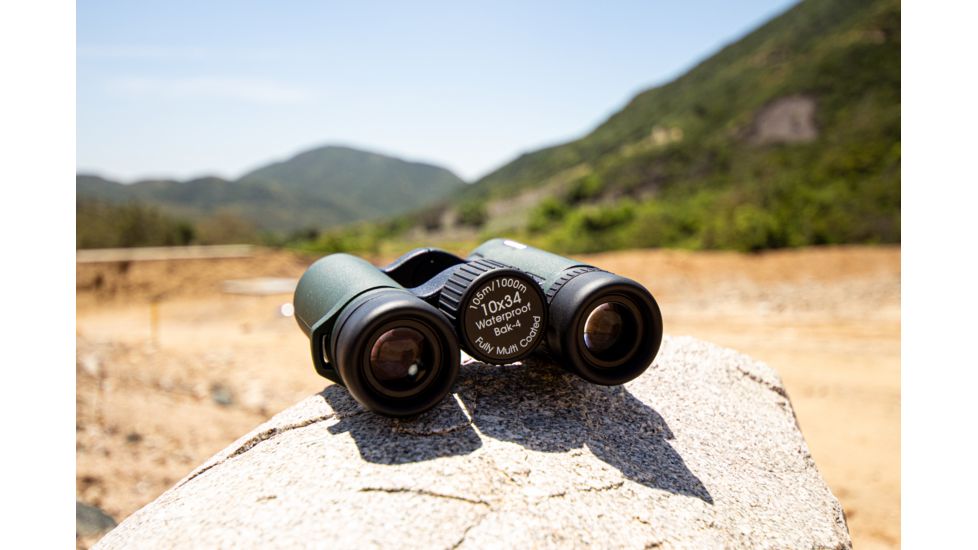 Barska Air View 10x34 WP Binoculars, Green AB12524