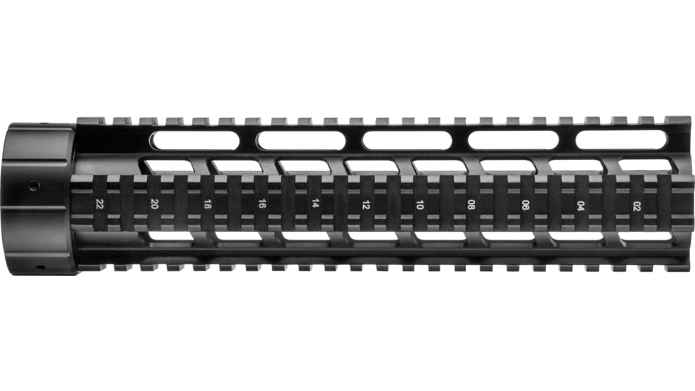 Barska AR Quad Picatinny Rail, 10in Length, 22 Sections AW11738