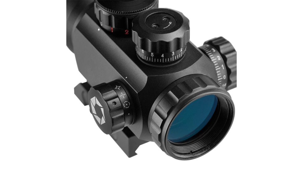 EDEMO Barska AR-X 1x35mm Multi Reticle Red/Green Dot Scope, Black Matte, AC12176, EDEMO2