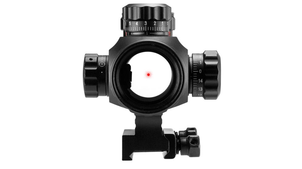 EDEMO Barska AR-X 1x35mm Multi Reticle Red/Green Dot Scope, Black Matte, AC12176, EDEMO2