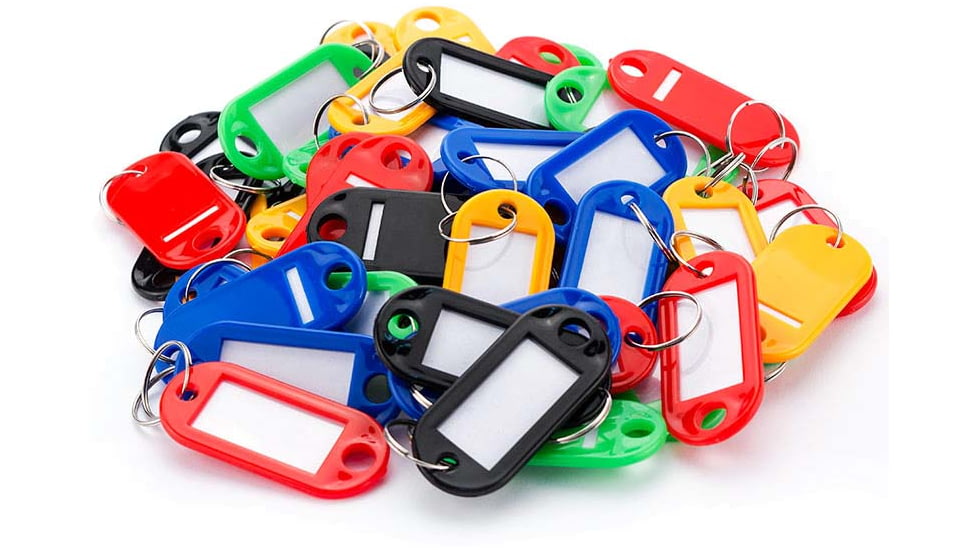 Barska Assorted Key Tags For Key Cabinets, 100 Pack, Multi, AF13678