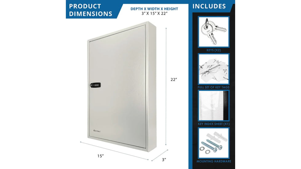 Barska 160 Capacity Fixed Position Key Cabinet
