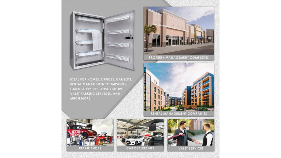 Barska 240 Capacity Fixed Position Key Cabinet