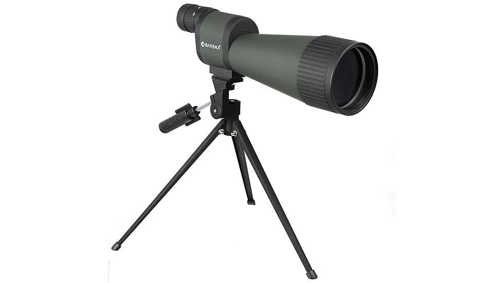 Barska 25-125x88 WP Benchmark Spotting Scope w/ Handheld Tripod, Table Top Tripod, Soft Carrying Case, Hard Case