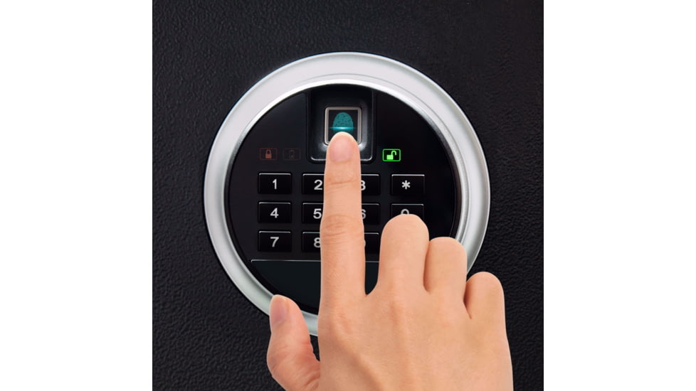 Barska Biometric Keypad Rifle Safe, Black, 5.51 Cubic Ft., AX13646