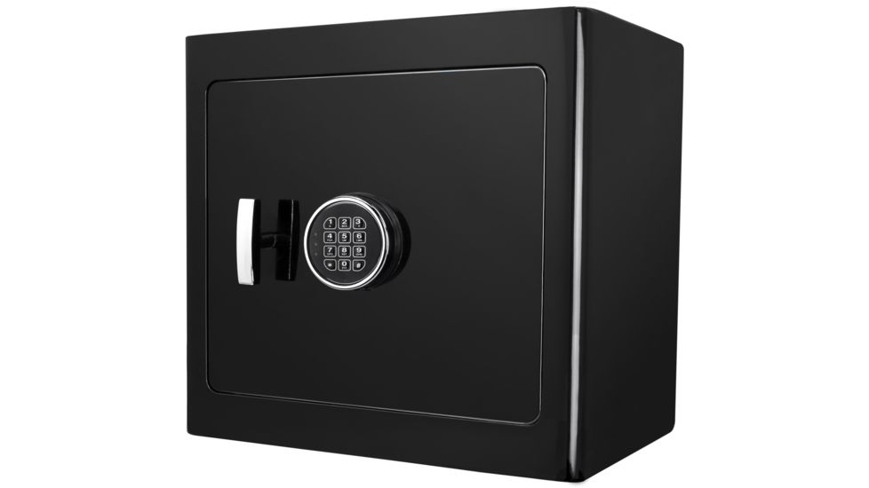 Barska Black Keypad Jewelry Safe Light Interior, Black, Medium, AX13036