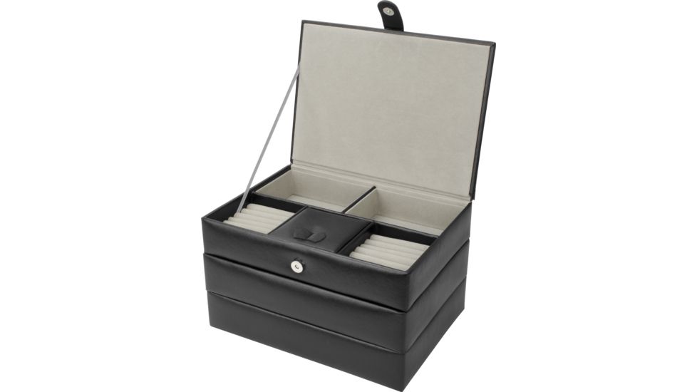 Barska Cheri Bliss Jewelry Case JC-500,7.5x10.25x6.25in,Black BF12708