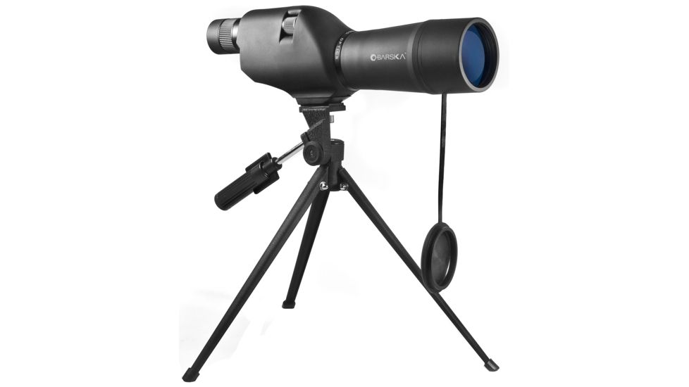 Barska Colorado 20-60x60 Waterproof Straight Spotting Scope, Black, w/ Tripod &amp; Case CO11502