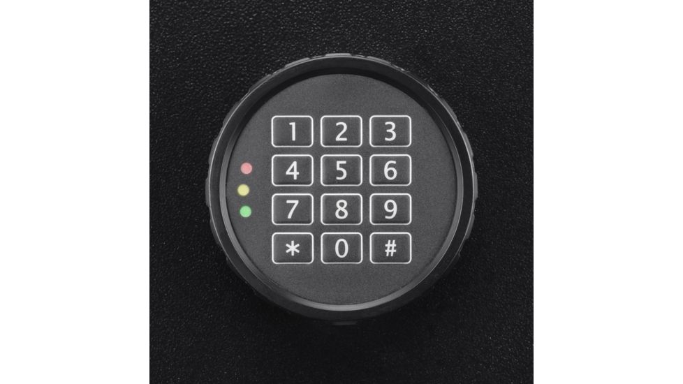 Barska Digital Keypad Rifle Safe, 4.33 Cubic Ft, 3 Solid Steel Deadbolts, Black, Large AX13100