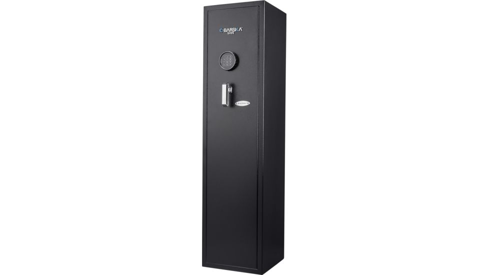 Barska Digital Keypad Rifle Safe, 4.33 Cubic Ft, 3 Solid Steel Deadbolts, Black, Large AX13100