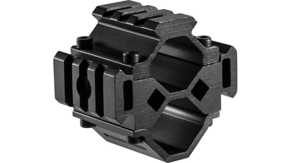 Barska Tri-Rail Shotgun Barrel Mount with 3 Sections, Black AW12008
