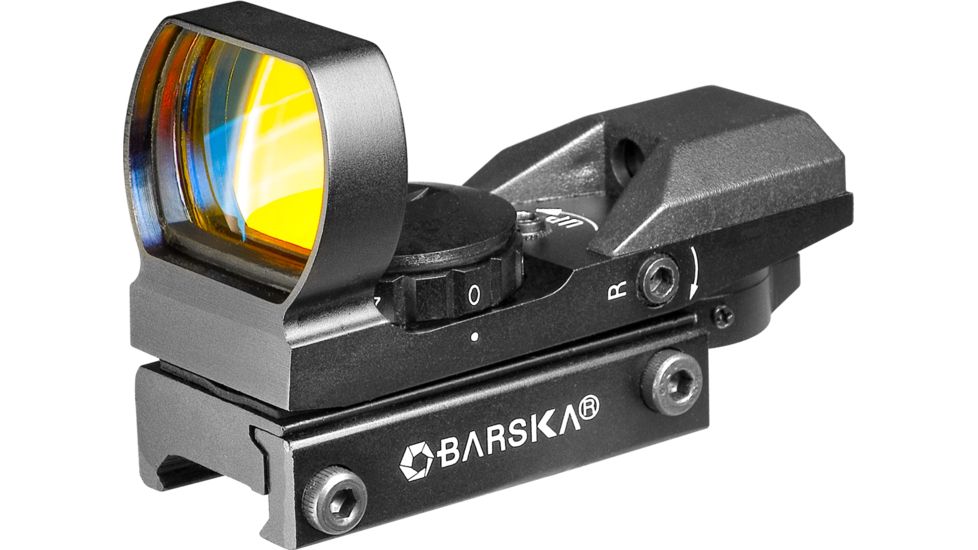 Barska Electro Sight Multi Reticle Red Dot Sight, Black w/7-Position Rheostat AC10632