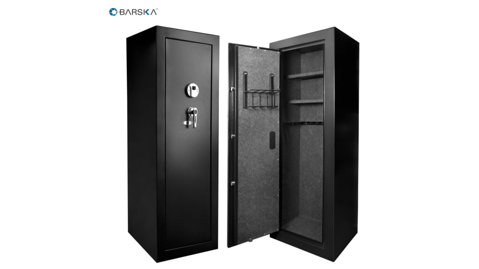 Barska Extra Large Biometric Rifle Safe, Black AX11780