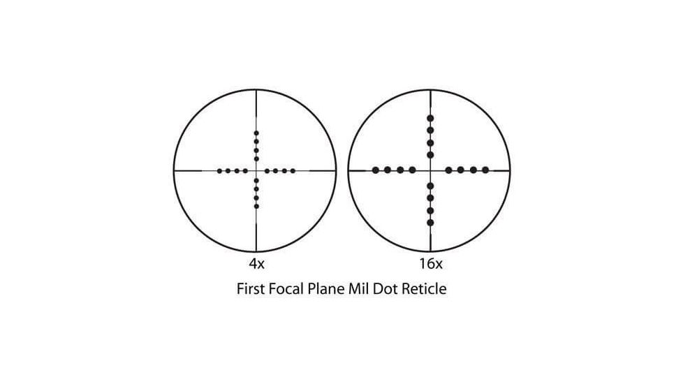Barska First Focal Plane Mil-Dot 4X-16X Reticle