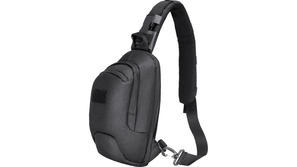 Barska GX-800 Tactical Crossbody Sling Bag, Black, Medium, BI14090