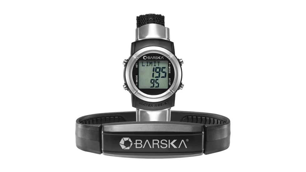 Barska Heart Rate Monitor Watch w/ Wireless Transmitter, Black, R2 Fitness Watch GB12166
