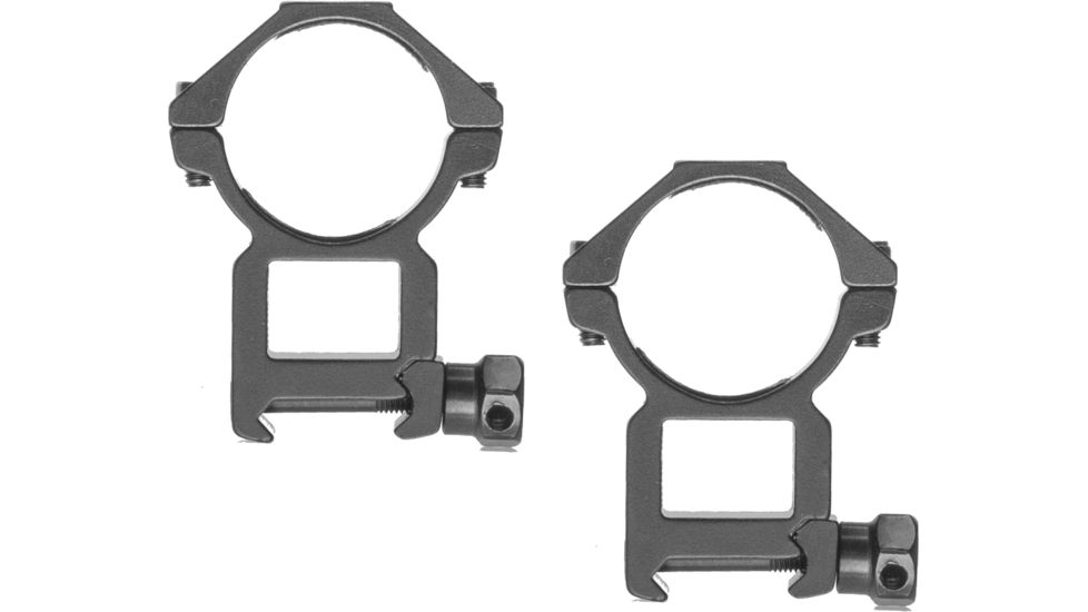 Barska High 30mm Weaver Style HQ Rings, Black, Medium AI13190