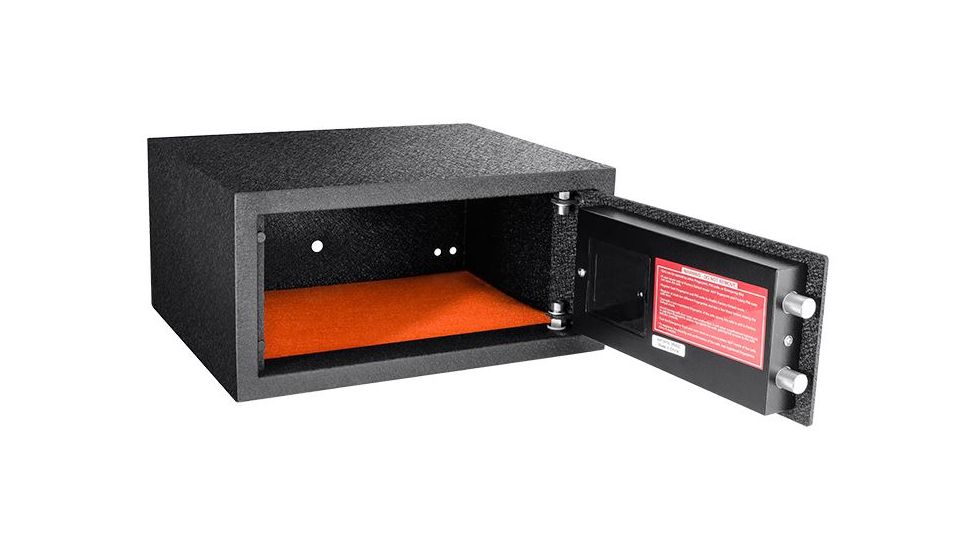 Barska HQ100 Biometric Keypad Safe, 30 Fingerprint Memory, Steel, Black, Outer Dimensions-14.5 x 11.75 x 7 in AX12476