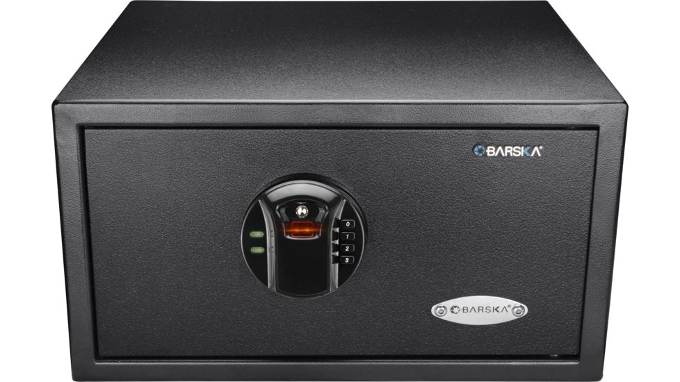 Barska HQ500 Biometric Keypad Safe,Black AX12840