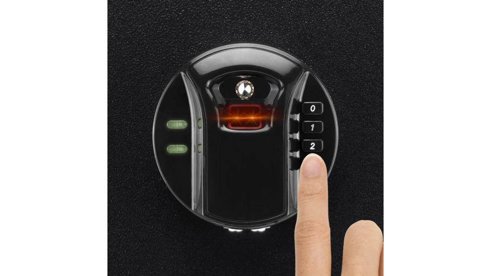 Barska HQ900 Large Quick Access Keypad Biometric Rifle Safe,Black AX12752