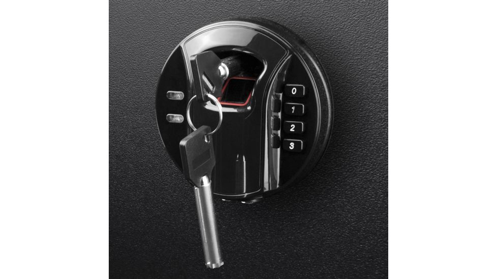 Barska HQ900 Large Quick Access Keypad Biometric Rifle Safe,Black AX12752