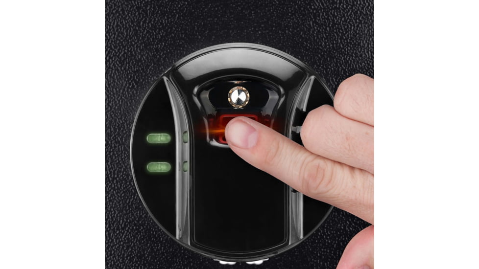 Barska HQ900 Large Quick Access Keypad Biometric Rifle Safe, Black, AX12752