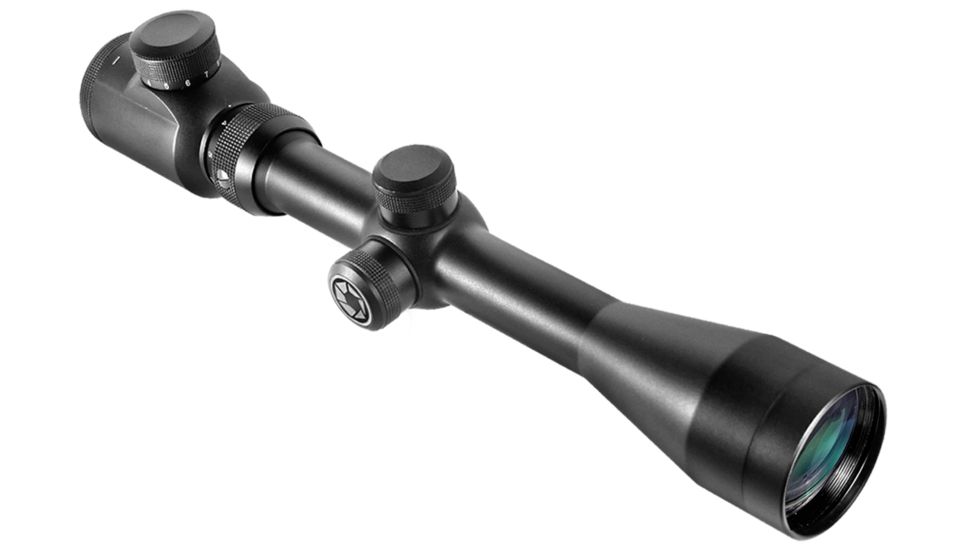 Barska Huntmaster 3-9x40 Pro Red Cross Reticle Rifle Scope, Matte Black AC11310
