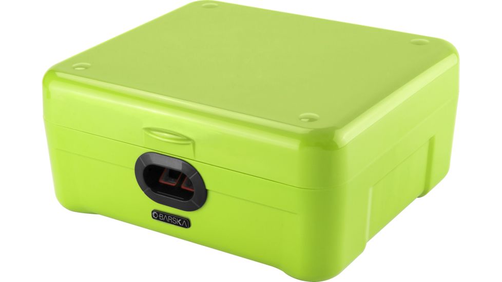 Barska iBox Portable Dual Access Biometric Secure Storage Device,10.25x8x5in AX12458