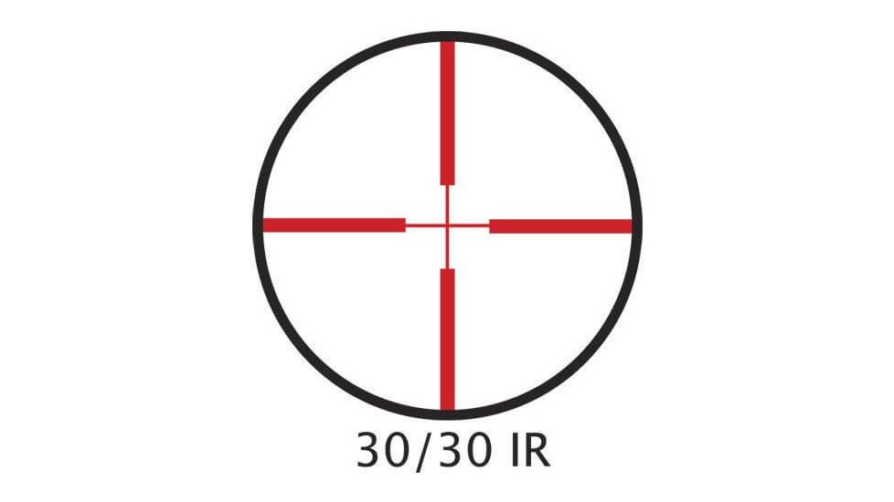 EDEMO Barska 4x32 IR Plinker 22 Rifle Scope w/ Illuminated Reticle &amp; 3/8in Rings - AC10037, EDEMO3